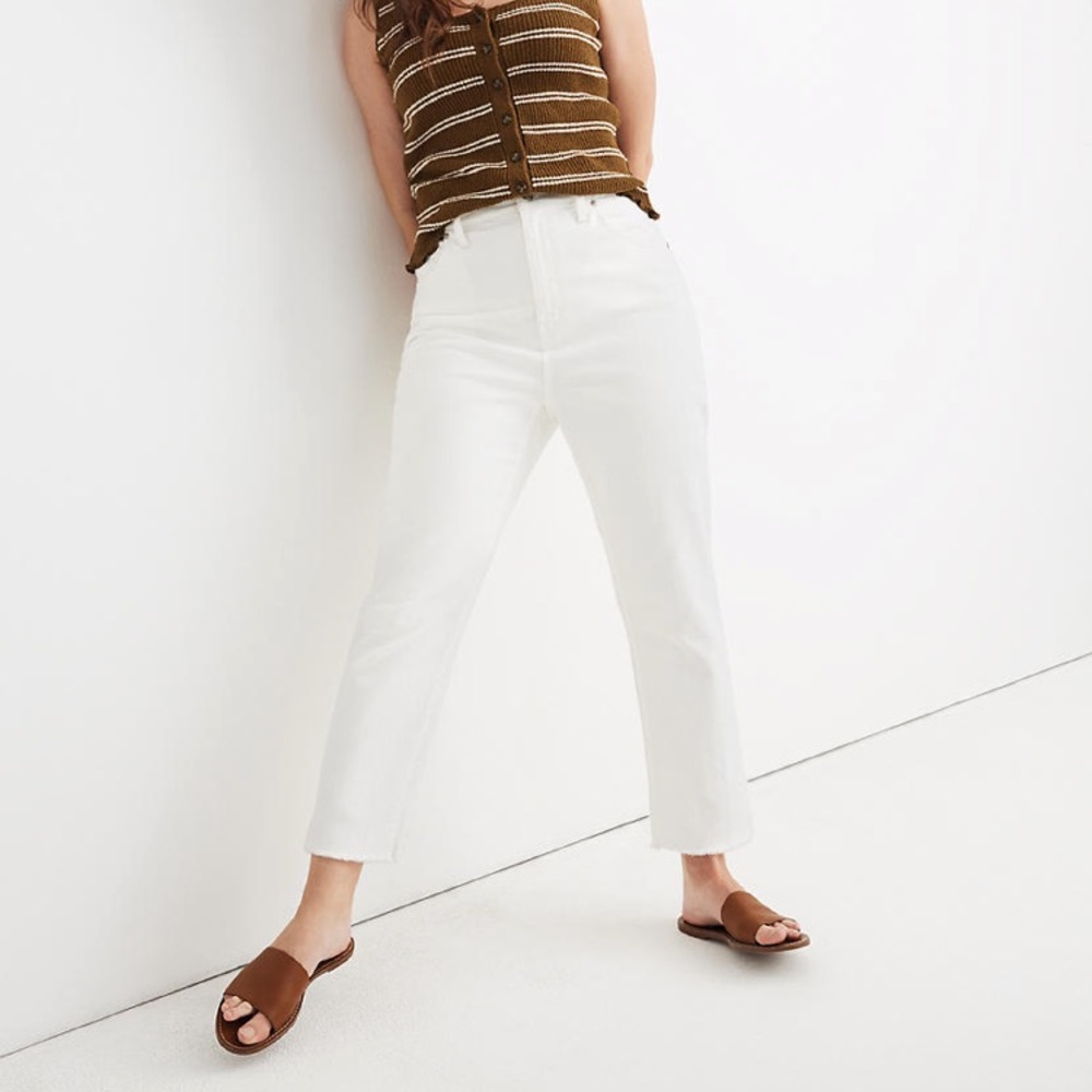 Madewell The High-Rise Slim Crop Boyjean